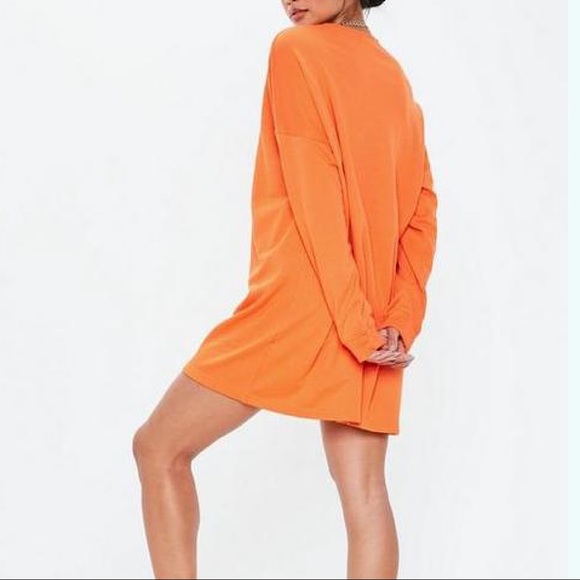 strapless open back dress Orange Chunky Knit Slash Neck Jumper Dress